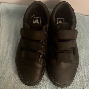 Leather Velcro Vans